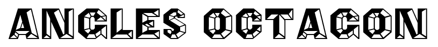 Angles Octagon font